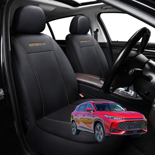 Car Seat Cover for MG HS 2024 - Current  - Black-Front Only