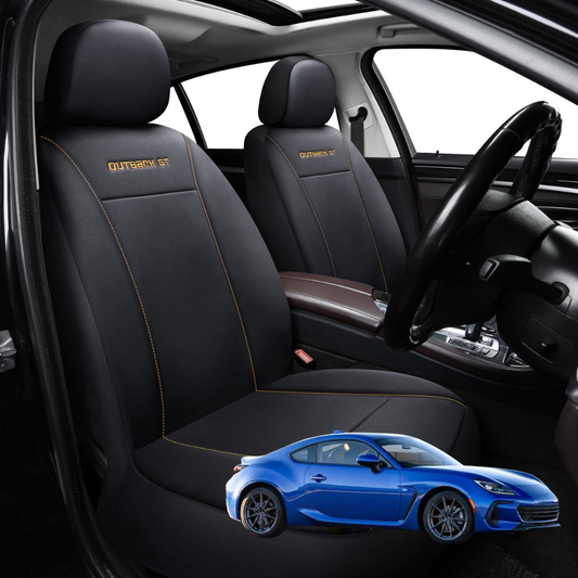 Car Seat Cover for Subaru BRZ 2021 - Current Z1 - Black-Front Only