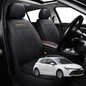 Car Seat Cover for Toyota Corolla 2018 - Current Hatch - Black-Front Only