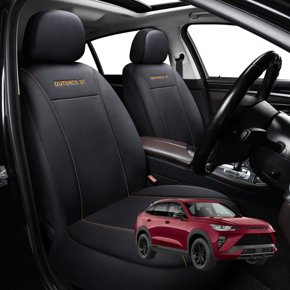 Car Seat Cover for GWM Haval H6 2020 - Current (SUV) - Black-Front Only
