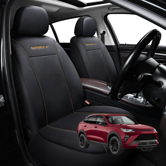 Car Seat Cover for GWM Haval H6 2020 - Current (SUV) - Black-Front Only