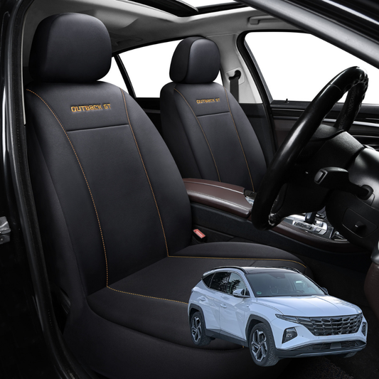 Car Seat Cover for Hyundai Tucson 2015 - 2020 (TL) - Black-Front Only