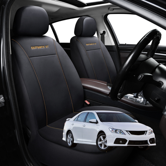 Car Seat Cover for Toyota Aurion 2012 - 2017 (XV50) - Black-Front Only