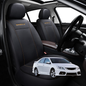 Car Seat Cover for Toyota Aurion 2012 - 2017 (XV50) - Black-Front Only