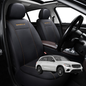 Car Seat Cover for Mercedes-Benz GLC 2015 - 2022 SUV (X253) - Black-Front Only