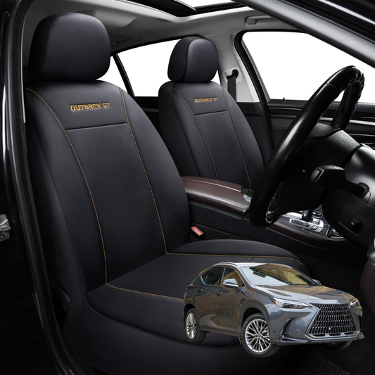 Car Seat Cover for Lexus NX 2022 - Current  - Black-Front Only