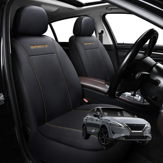 Car Seat Cover for Nissan QASHQAI 2022 - Current (J12) - Black-Front Only