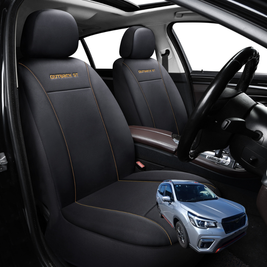 Car Seat Cover for Subaru Forester 2018 - Current (SK) - Black-Front Only