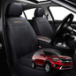 Car Seat Cover for Kia Seltos 2019 - Current (KX3 SP2c) - Black-Front Only