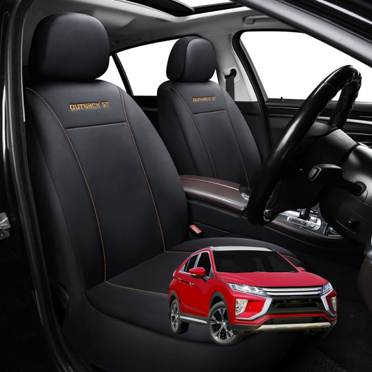 Car Seat Cover for Mitsubishi Eclipse Cross 2017 - Current YA - Black-Front Only