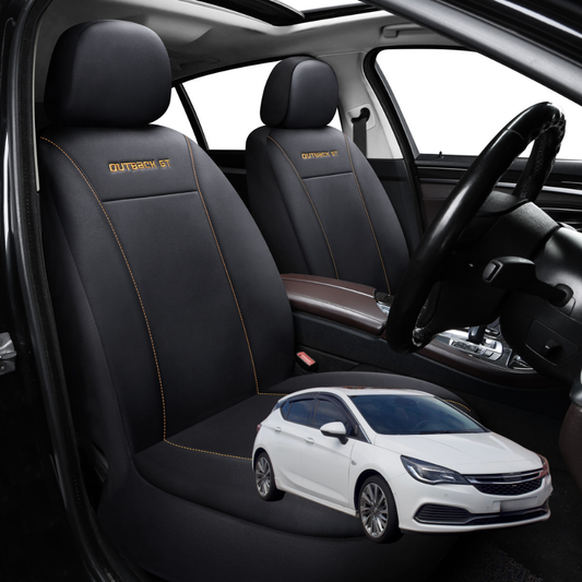 Car Seat Cover for Holden Astra 2016 - 2020 (BL BK) - Black-Front Only