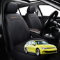 Car Seat Cover for VolksWagen Golf 2021 - Current Hatch/Wagon (MK8) - Black-Front Only