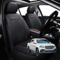 Car Seat Cover for Mercedes-Benz X-Class 2017 - 2021 Ute - Black-Front Only
