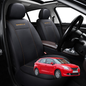 Car Seat Cover for Suzuki Baleno 2015 - Current EW - Black-Front Only