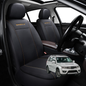Car Seat Cover for Suzuki Grand Vitara 2015 - 2019 JT - Black-Front Only