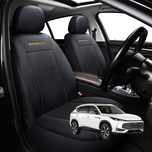 Car Seat Cover for MG HS 2018 - 2024 (SAS23) - Black-Front Only