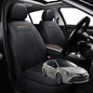 Car Seat Cover for Toyota Corolla 2019 - Current Sedan - Black-Front Only