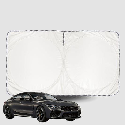 Windscreen Sun Shade for BMW M8 4-Door Gran Coupe (F93)2019-Current Universal Fit Window Visor UV Block