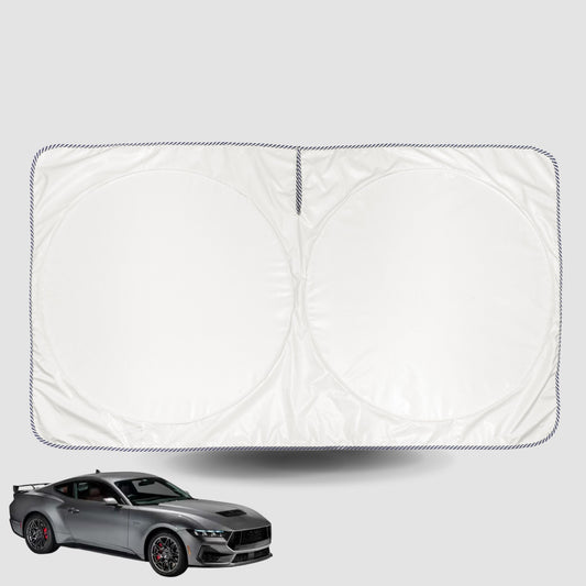 Windscreen Sun Shade for Ford Mustang 2015-Current Universal Fit Window Visor UV Block