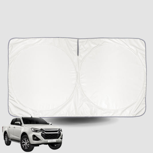 Windscreen Sun Shade for Isuzu® D-Max Crew Cab 2008-2011 Universal Fit Window Visor UV Block