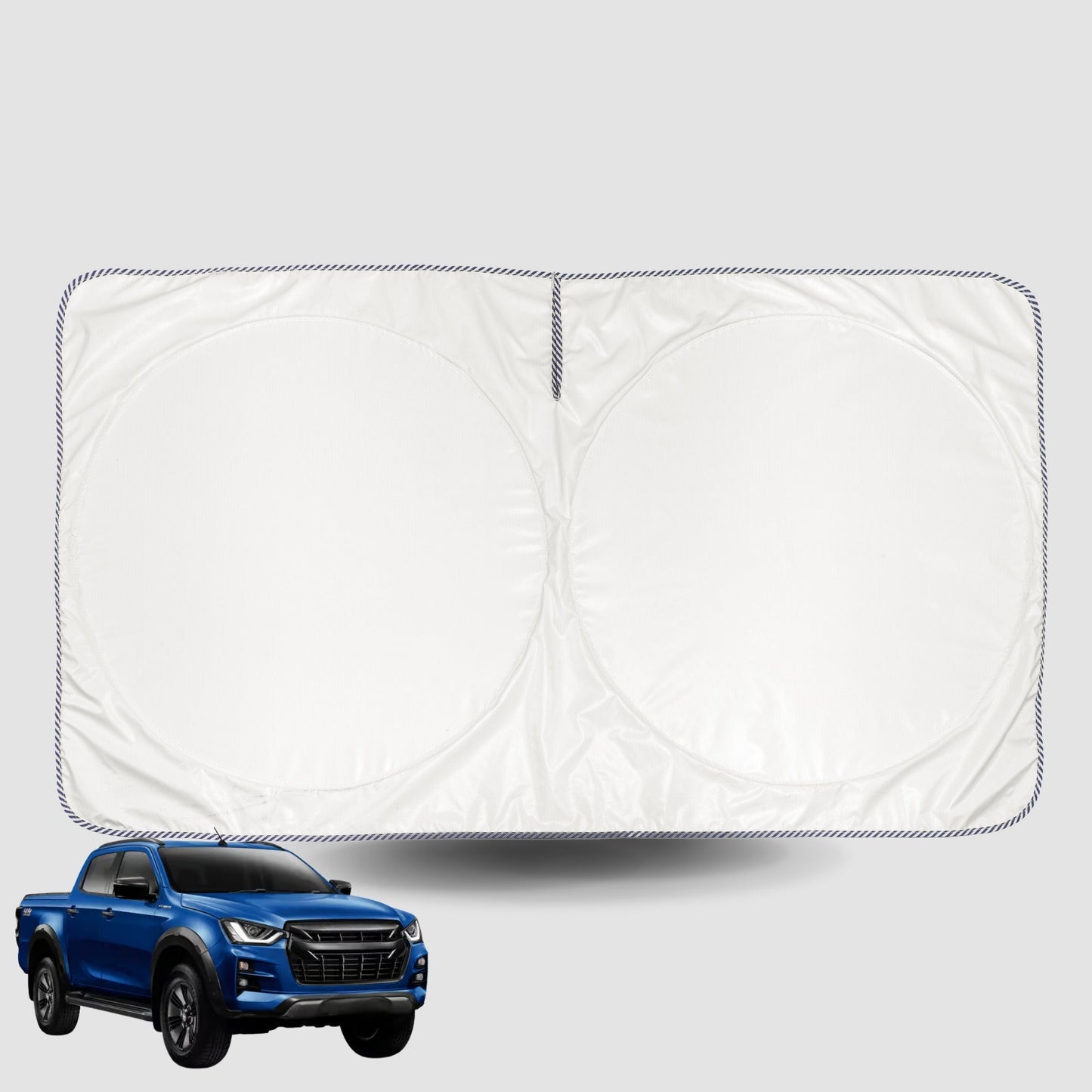 Windscreen Sun Shade for Isuzu® D-Max Crew Cab 2011-2020 Universal Fit Window Visor UV Block