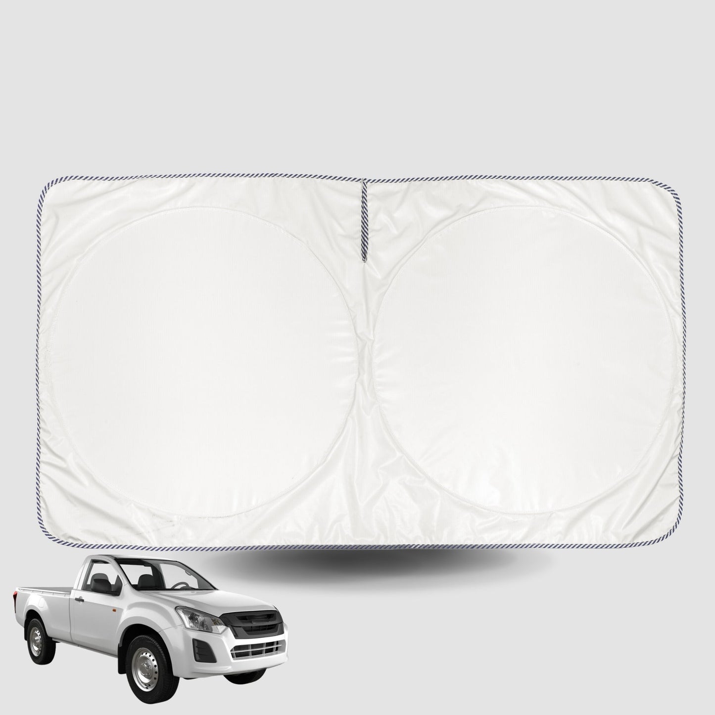 Windscreen Sun Shade for Isuzu® D-Max Single Cab 2012-2020 Universal Fit Window Visor UV Block