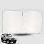 Windscreen Sun Shade for Jeep Wrangler (4-Door JL)2018-Current Universal Fit Window Visor UV Block