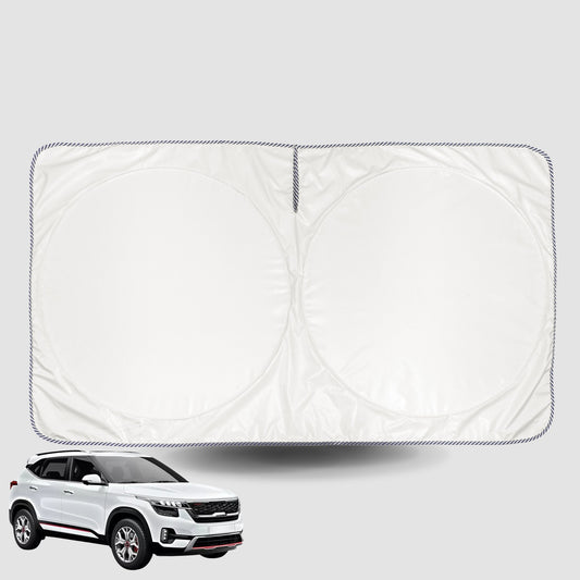Windscreen Sun Shade for Kia® Seltos 2019-Current Universal Fit Window Visor UV Block