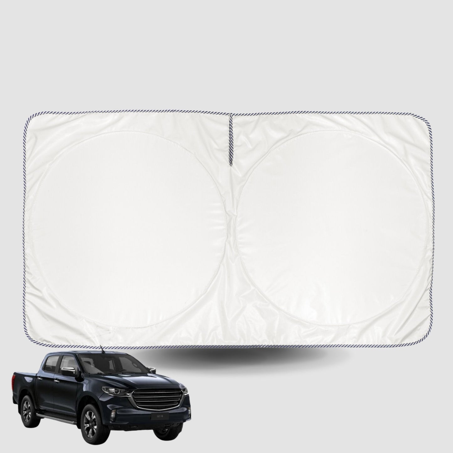 Windscreen Sun Shade for Mazda® BT-50 Dual Cab 2011-2020 Universal Fit Window Visor UV Block