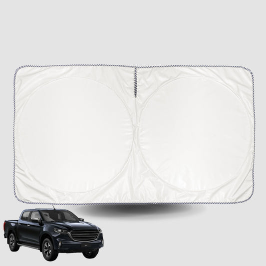 Windscreen Sun Shade for Mazda® BT-50 Dual Cab 2020-Current Universal Fit Window Visor UV Block