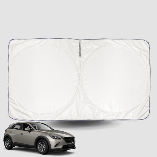 Windscreen Sun Shade for Mazda® CX-3 2015-Current Universal Fit Window Visor UV Block