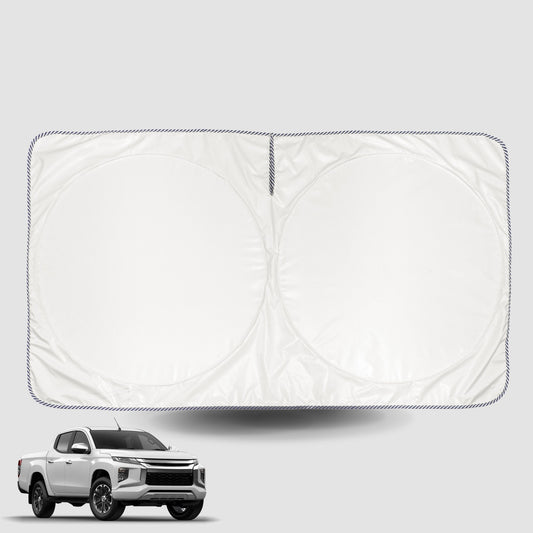 Windscreen Sun Shade for Mitsubishi® Triton Club Cab 1996-2006 Universal Fit Window Visor UV Block