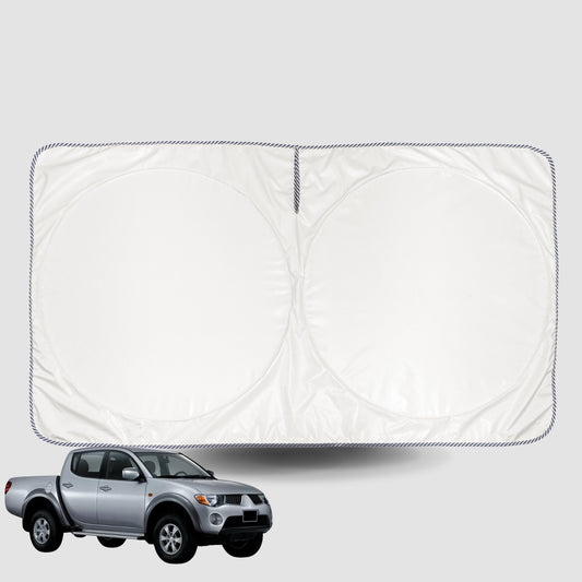 Windscreen Sun Shade for Mitsubishi® Triton Double Cab 1996-2006 Universal Fit Window Visor UV Block