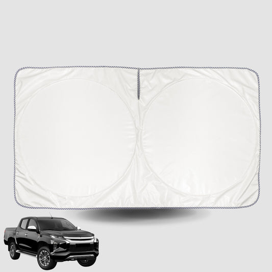 Windscreen Sun Shade for Mitsubishi® Triton Double Cab 2015-Current Universal Fit Window Visor UV Block