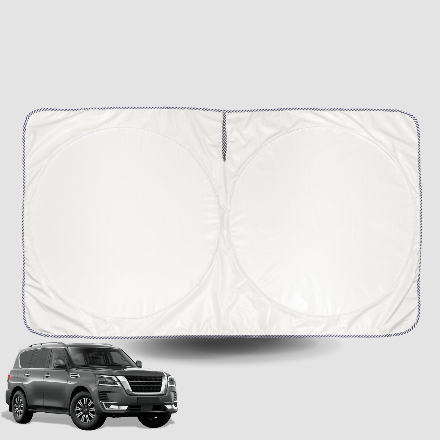Windscreen Sun Shade for Nissan Patrol Y62 (Y62)2013-Current Universal Fit Window Visor UV Block