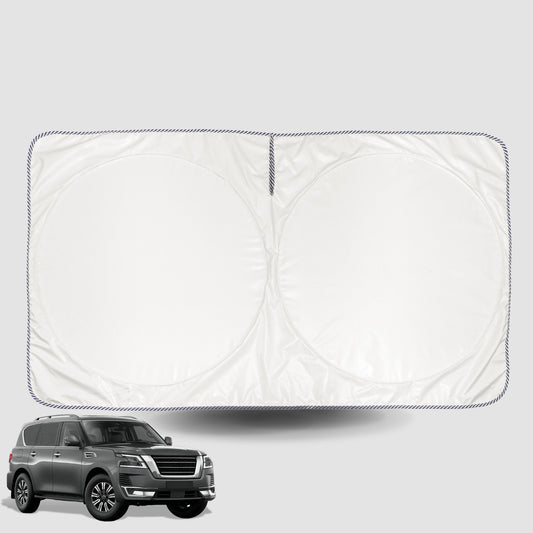 Windscreen Sun Shade for Nissan Patrol Y62 (Y62)2013-Current Universal Fit Window Visor UV Block