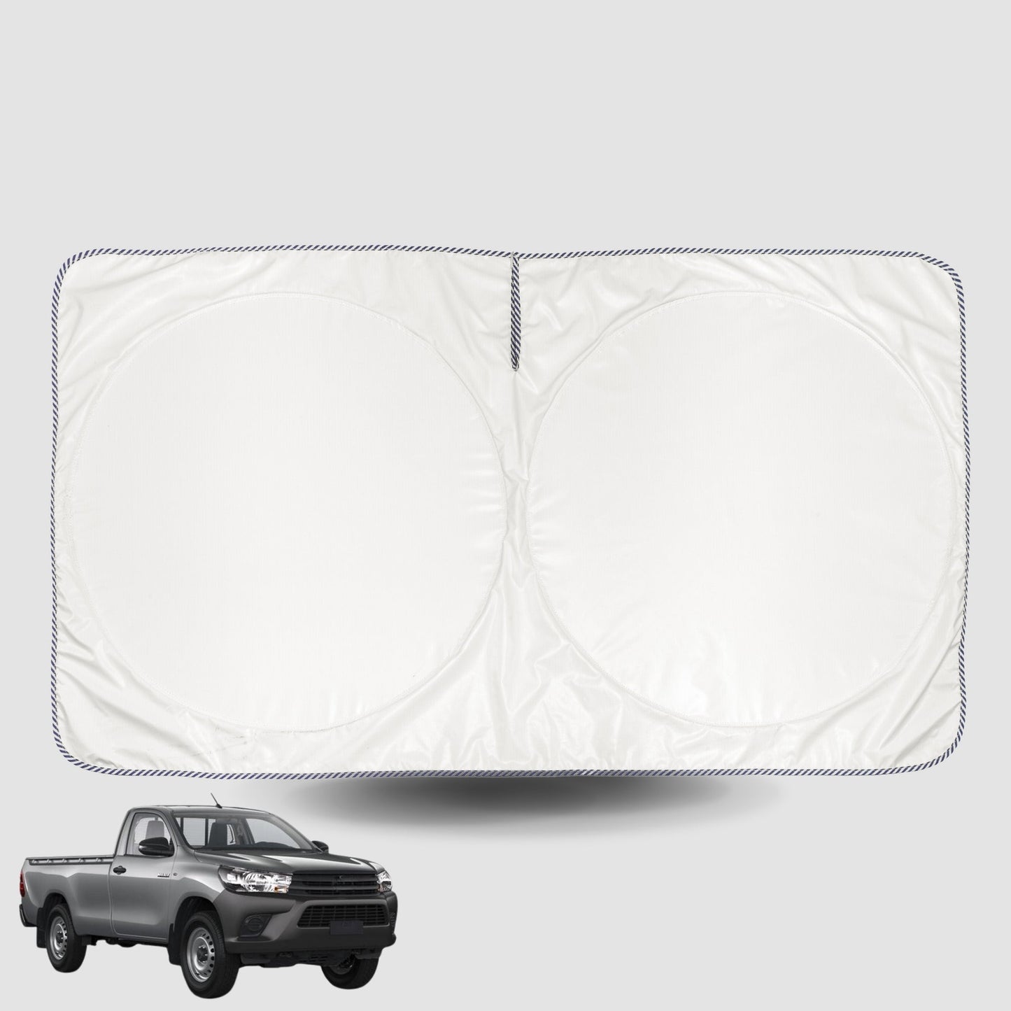 Windscreen Sun Shade for Toyota Hilux Single Cab 2005-2015 Universal Fit Window Visor UV Block