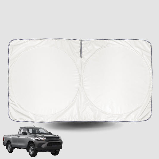 Windscreen Sun Shade for Toyota Hilux Single Cab 2005-2015 Universal Fit Window Visor UV Block