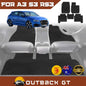 6D Diamond Car Floor Mats for Audi A3 S3 RS3 8V2013-2021 Full Set | Heavy Duty Carpet Liner