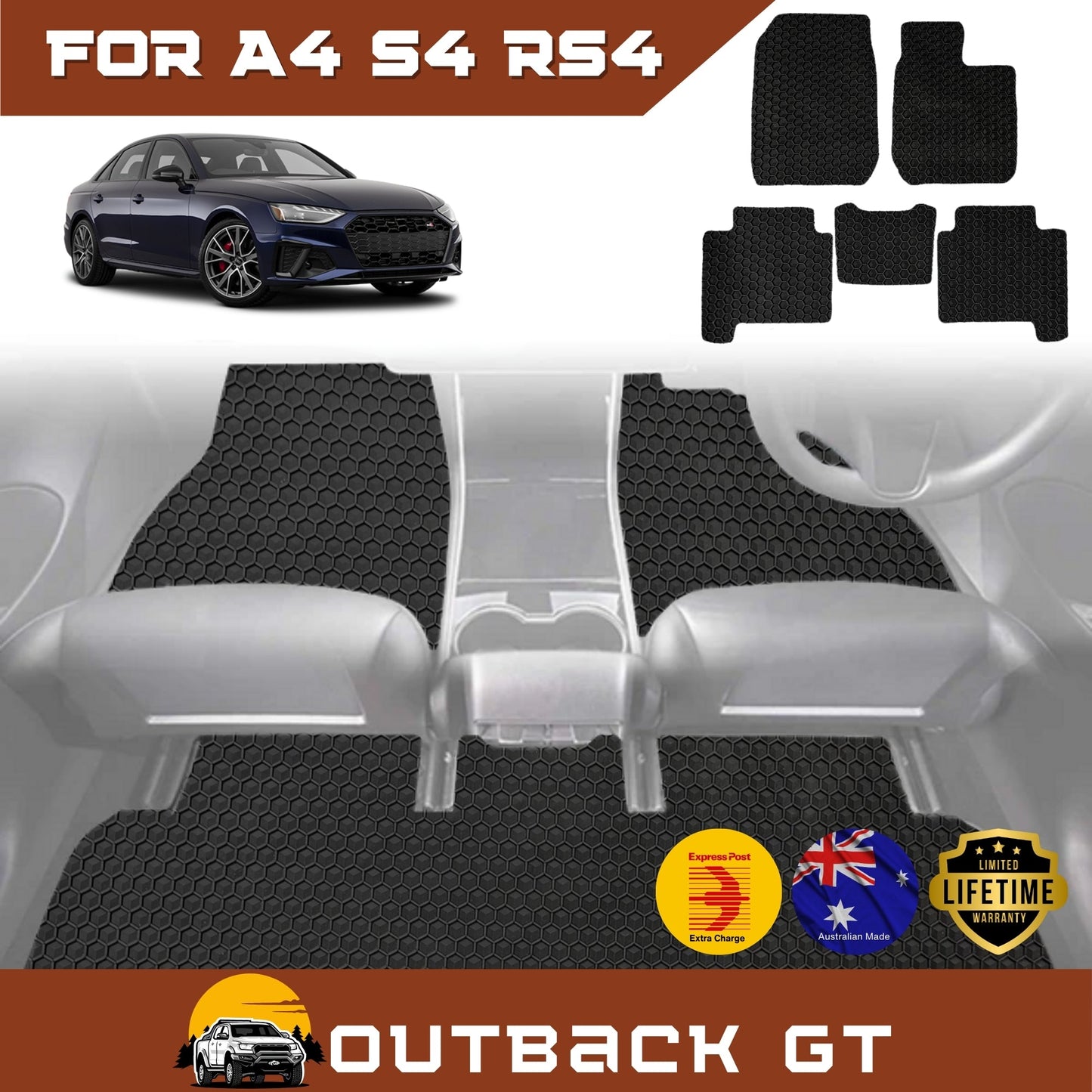 for Audi A4 S4 RS4 2016-Current
