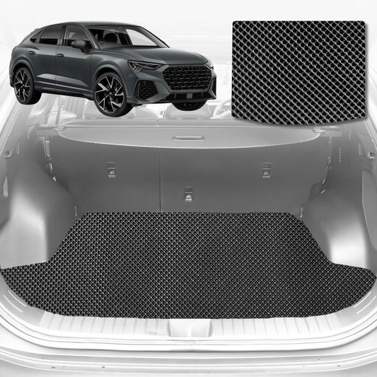 6D Diamond Car Boot Mat for Audi Q3 RSQ3 F32018-Current Sportback | Heavy Duty Carpet Liner