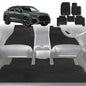 6D Diamond Car Floor Mats for Audi Q3 RSQ3 F32018-Current-Full Set-Black-Outback GT
