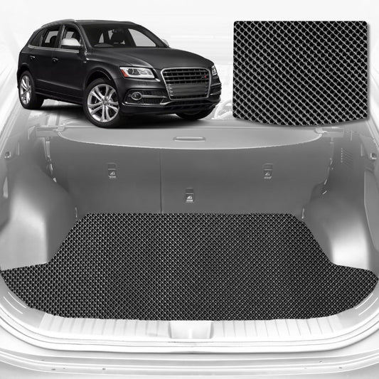 6D Diamond Car Boot Mat for Audi Q5 SQ5 FY2017-Current-Cargo Mat-Black-Outback GT