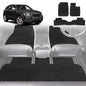 6D Diamond Car Floor Mats for Audi Q5 SQ5 2017-Current-Full Set-Black-Outback GT