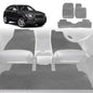 6D Diamond Car Floor Mats for Audi Q5 SQ5 2017-Current-Full Set-Grey-Outback GT