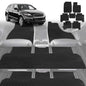 6D Diamond Car Floor Mats for Audi Q7 SQ7 2015-Current-Ultimate Set-Black-Outback GT