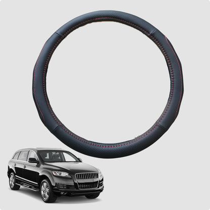 Steering Wheel Cover for Audi Q7 SQ7 2015-Current 38CM Leather | Circle
