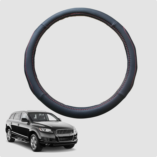 Steering Wheel Cover for Audi Q7 SQ7 2015-Current 38CM Leather | Circle