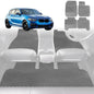 6D Diamond Car Floor Mats for BMW 1 Series 5-Door Hatch (F20)2011-2019-Full Set-Grey-Outback GT
