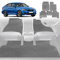 6D Diamond Car Floor Mats for BMW 3 Series 2011-2018-Full Set-Grey-Outback GT